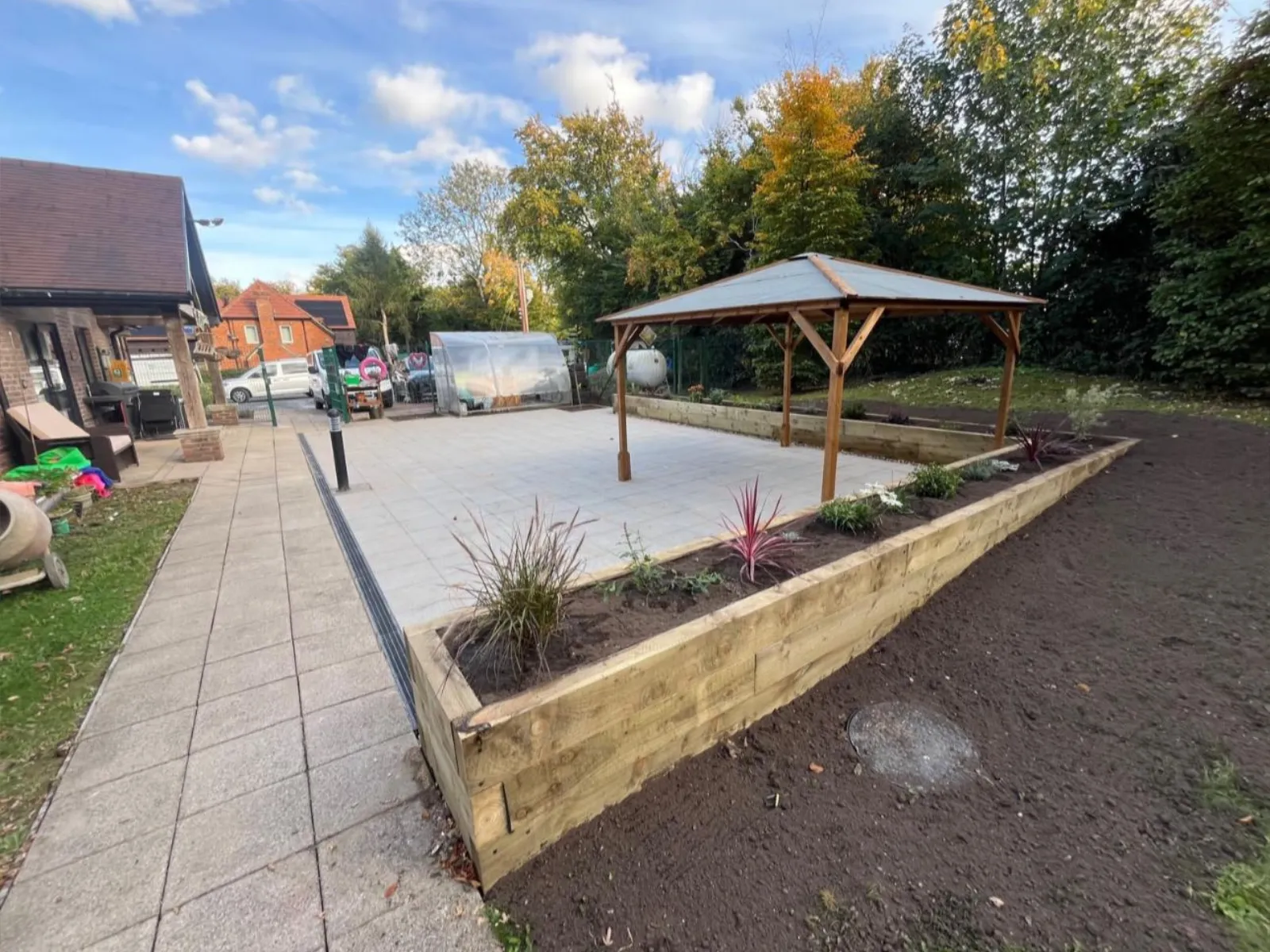 Resin bound driveway